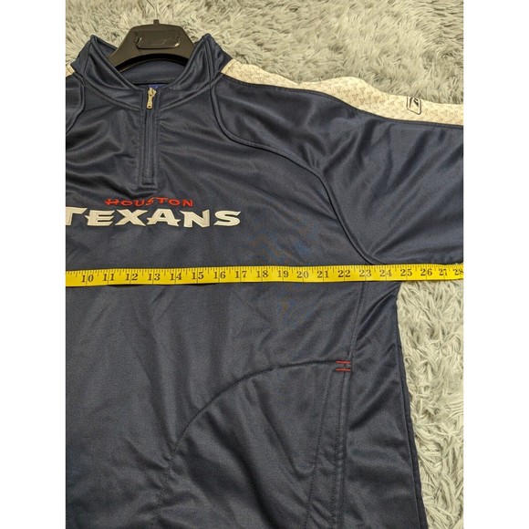 NFL Houston Texans‎ Sweatshirt Mens Large L Reebok Authentic Sideline Sweatshirt - Picture 8 of 11